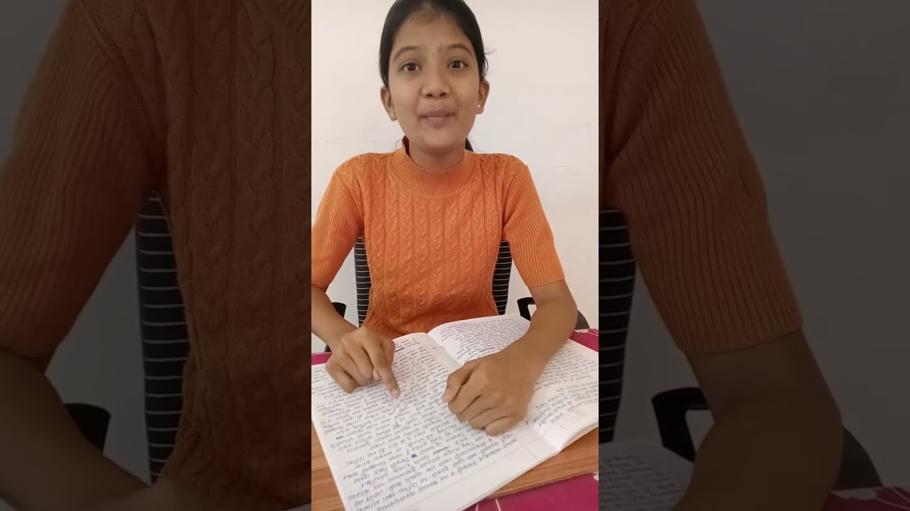 Abhivachan spardha 2025-26 Swarali Zanzane 7th 