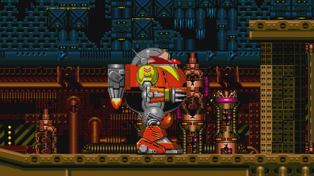 The Death Egg Robot VS all Sonic CD's BOSS : sprite animation