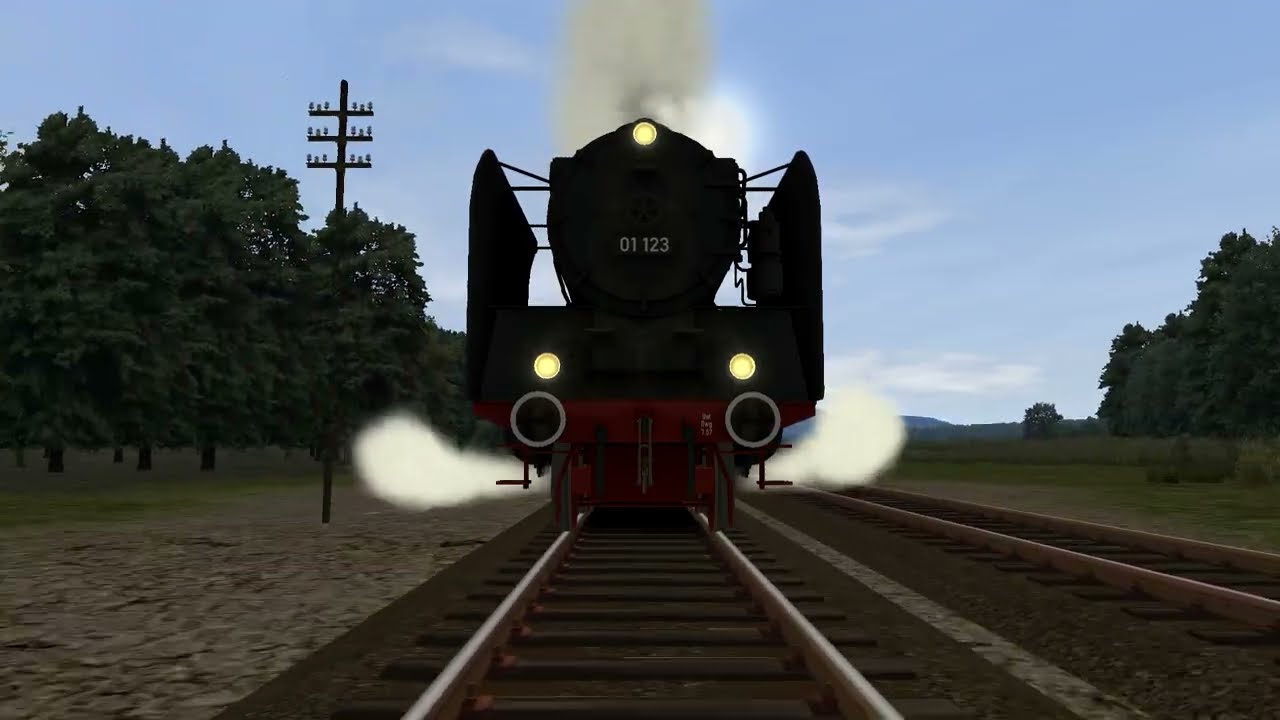 De DB/DR BR 01 op de Grenzlandbahn