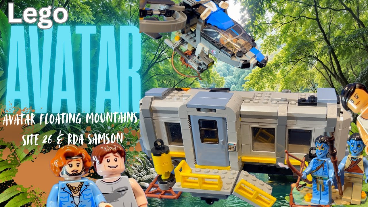 Lego Avatar Floating Mountains Site 26 & RDA Samson Review