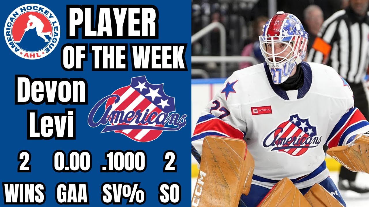 Devon Levi Dominates & Earns AHL Player Of The Week! | Back to Back Shutouts