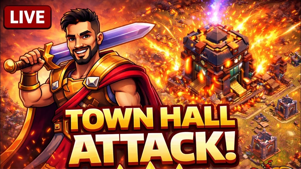 TH7 DRAGON SPAM! 🐉 Unlocking Barbarian King Live! (Clash with Danny)