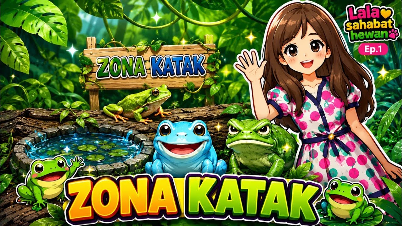 Lala Masuk Zona Katak 🐸 | Lala Sahabat Hewan Ep. 1