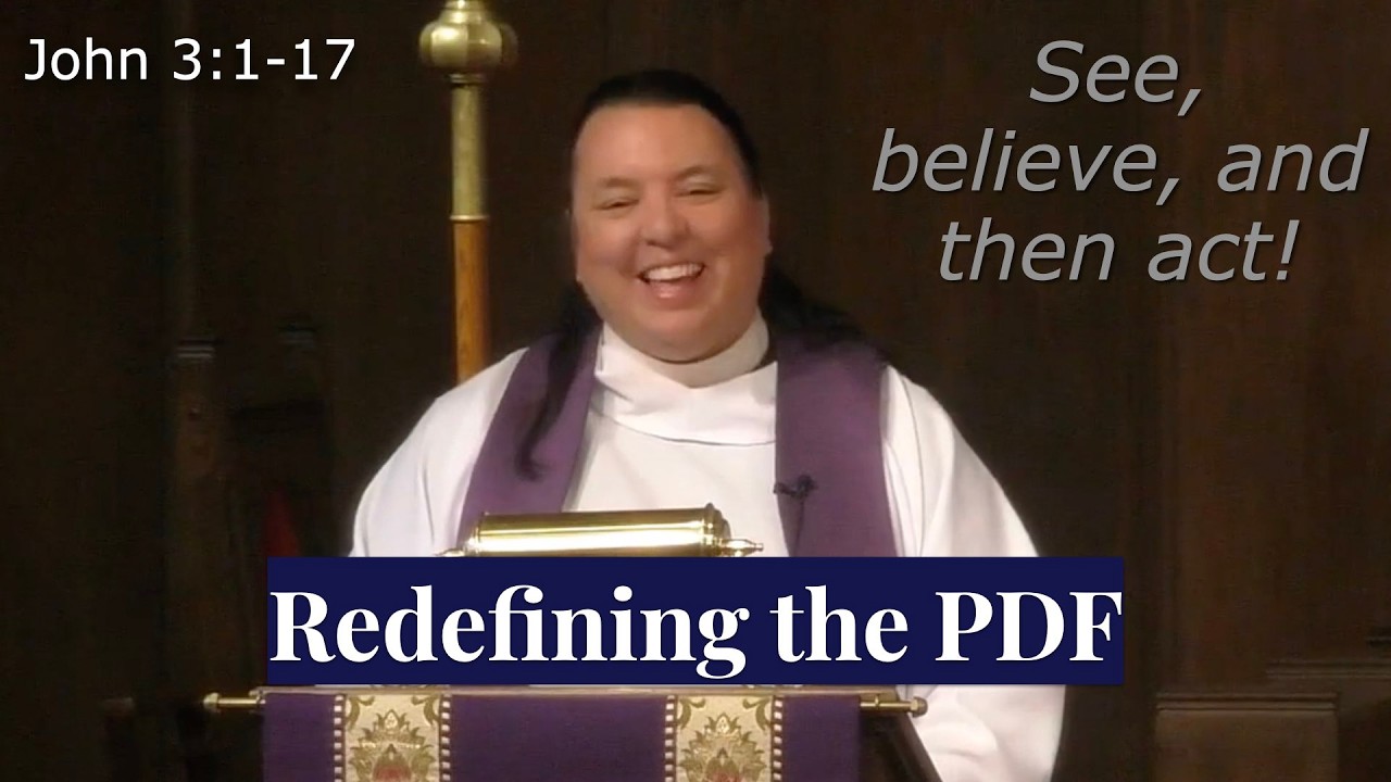 Redefining the PDF | The Rev. Dr. Marisa Tabizon Thompson | Epiphany Episcopal Sermon