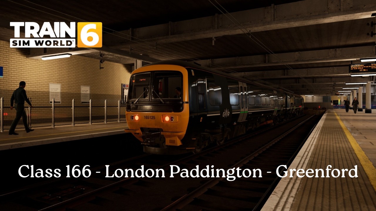 Train Sim World 6|Great Western Express|Class 166 London Paddington - Greenford