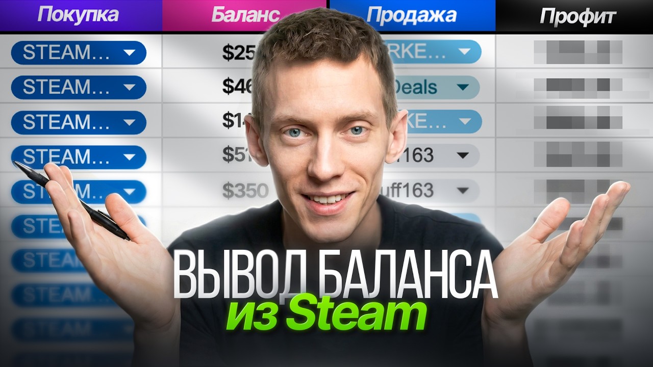 Автоматический ВЫВОД БАЛАНСА STEAM. Гайд для новичка