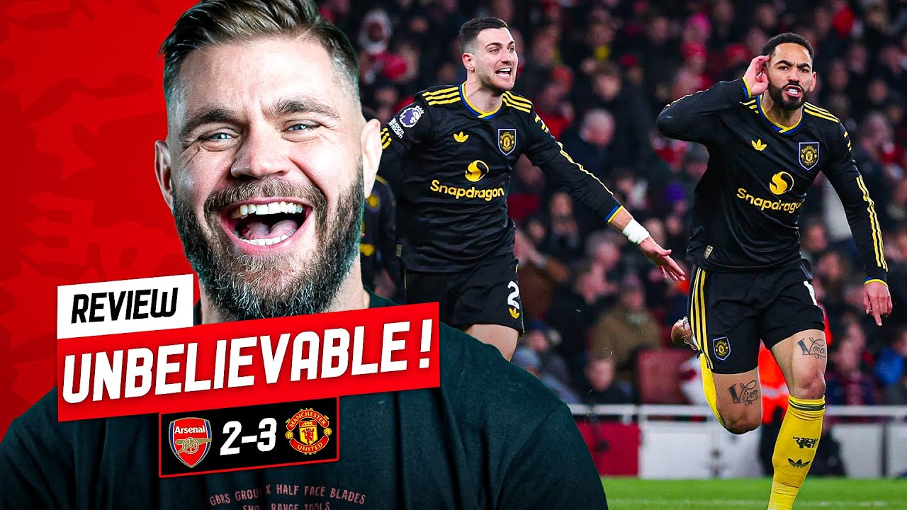 Carrick Does It Again! — United Shock Arsenal at the Emirates | 3-2 Win Howson Review!!