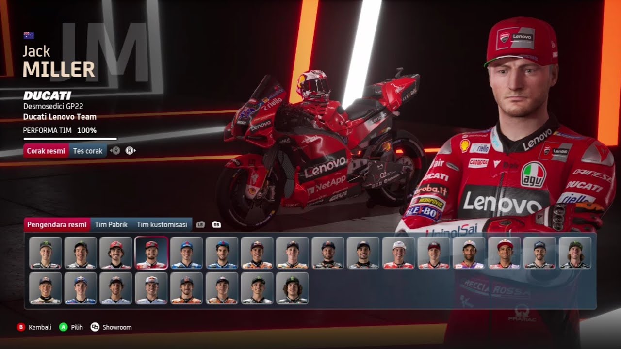 MotoGP 22 all Rider all track