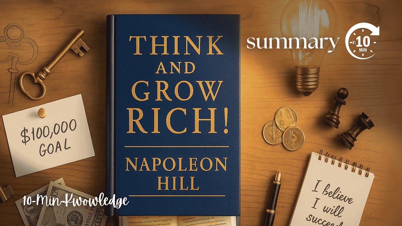 Think and Grow Rich by Napoleon Hill (10-Min Summary) – How to Get Rich FAST!