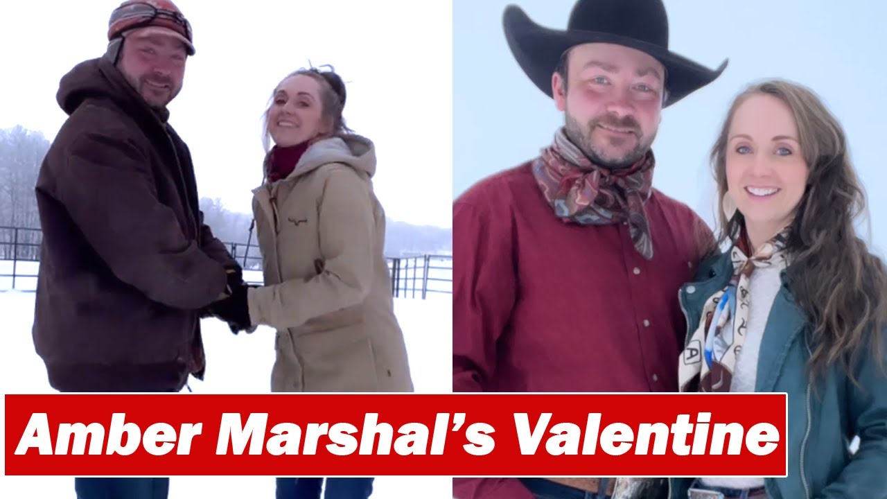 Heartland star Amber Marshall's Valentine with Husband Shawn 2024