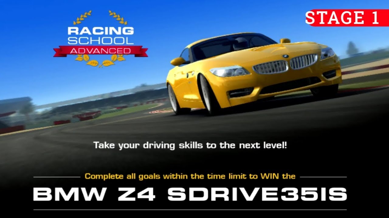 Next Step for Smooth Driving, Racing School Advance. Real Racing 3 #bmwz4sdrive35is
