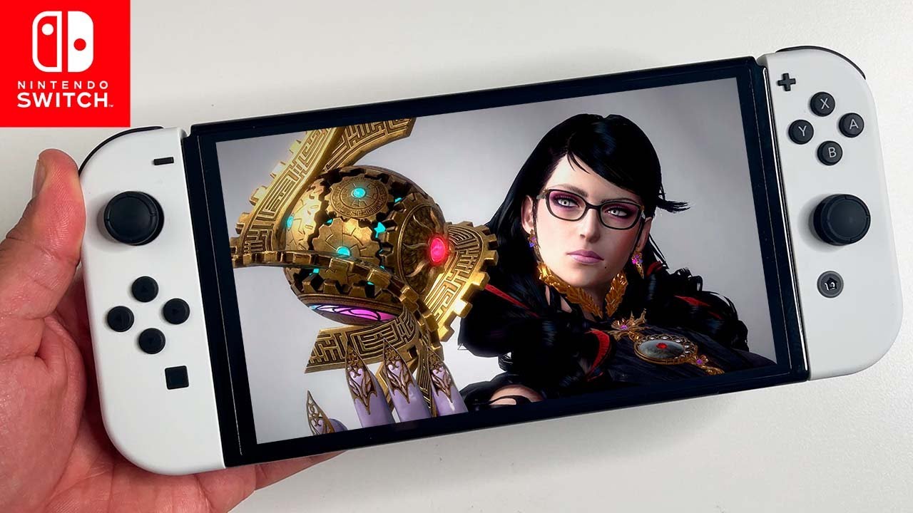 Beyonetta 3 OLED Nintendo Switch Gameplay | Crisp Screen