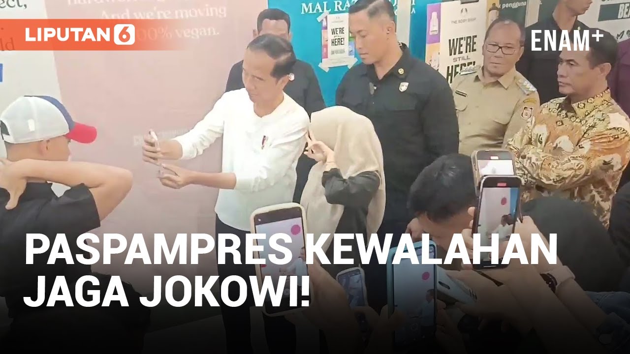 Paspampres Kewalahan Jaga Jokowi di Makassar | Liputan6