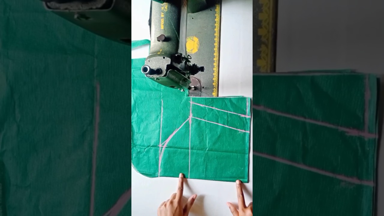 38 size sleeve cutting easy tutorial @Sewingtales #shorts #fashion #blouse #sleeves #stitching#sew