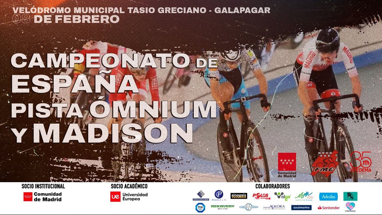 CICLISMO - CAMPEONATO DE ESPAÑA PISTA ÓMNIUM Y MADISON - #Deporte #Ciclismo #Madrid #España #2024