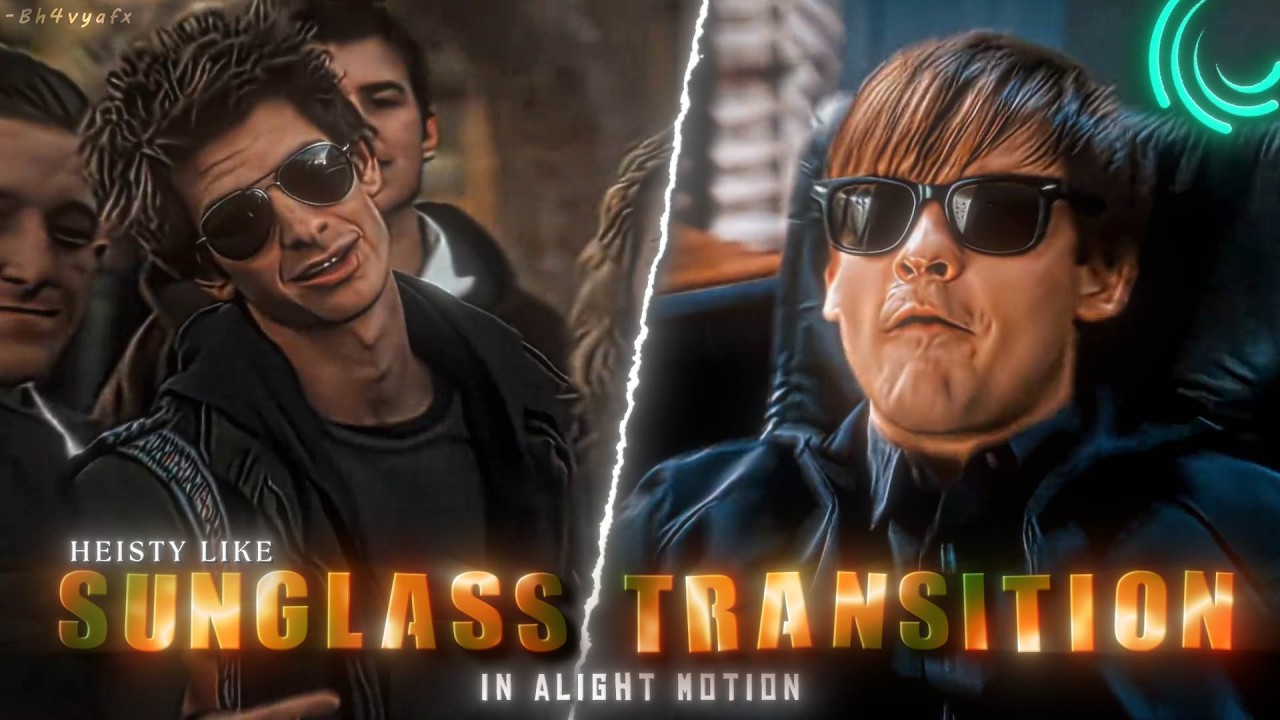 Sunglass Transition 😱🔥 Like @heisty710 | Alight Motion Tutorial (+Preset)