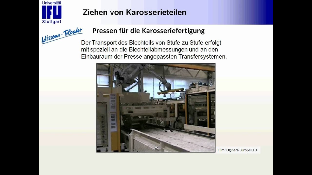 Tiefziehen in der Kfz- und Metalltechnik - Wissensfloater 41