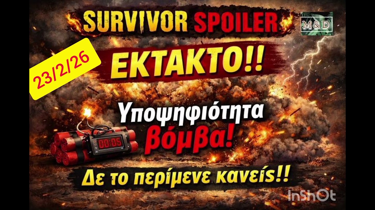 SURVIVOR SPOILER 23/2: «Έκτακτη εξέλιξη! Υποψήφιος που δεν περίμενε κανείς💣