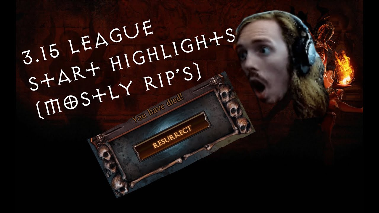 Worlds worst Hardcore player? 3.15 League start highlights! | First HC league