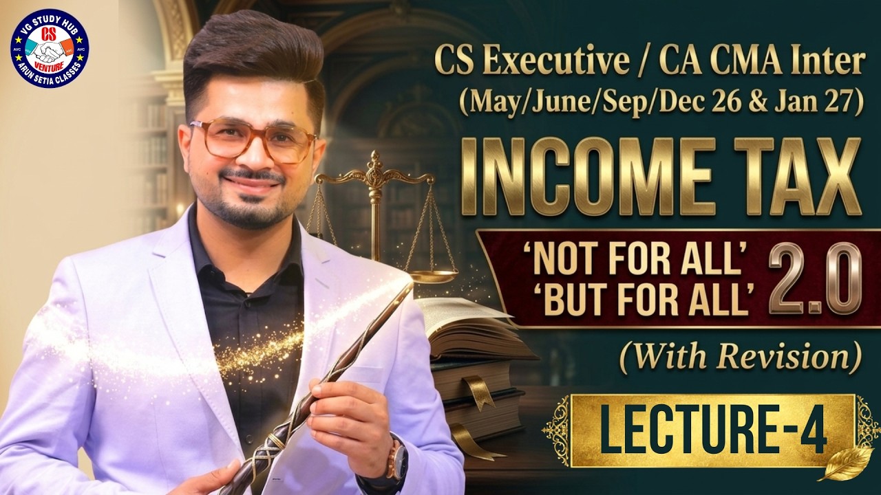 🔴DT - Not For ALL, But For ALL (WITH REVISION) LEC 4🔴| DT With VG Sir🔴June/Dec 26📕 #vgstudyhub #tax