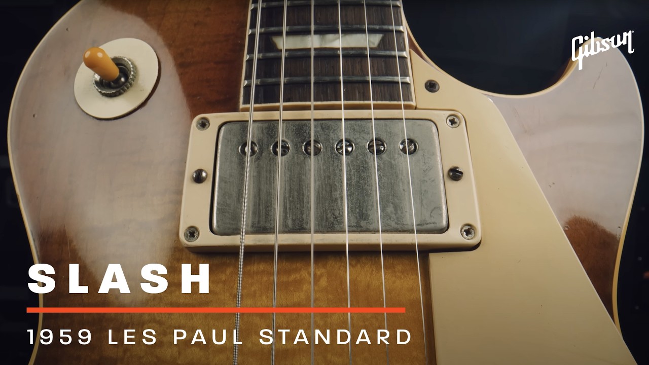 Любимая гитара Слэша Gibson Les Paul 1959 года для записи