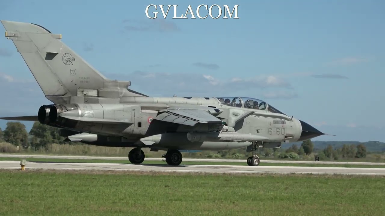 4xItalian Air Force Panavia Tornado at Iniochos 2025