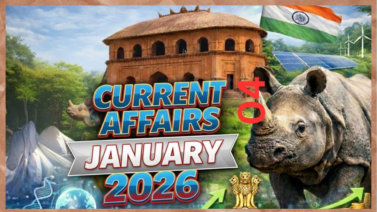 Current affairs January 2026 | Class -4 | APSC CCE 2025-26