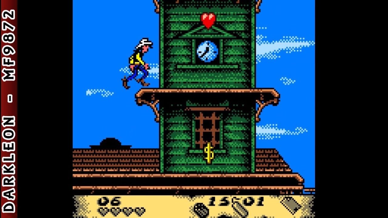 Game Boy Color - Lucky Luke - Desperado Train © 2000 Infogrames - Gameplay