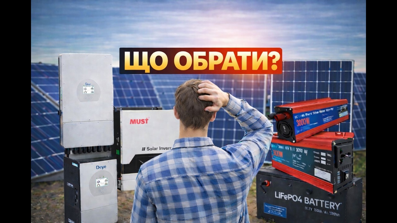Система безперебійного живлення для дому: інвертор, LiFePO4, BMS — як обрати правильно