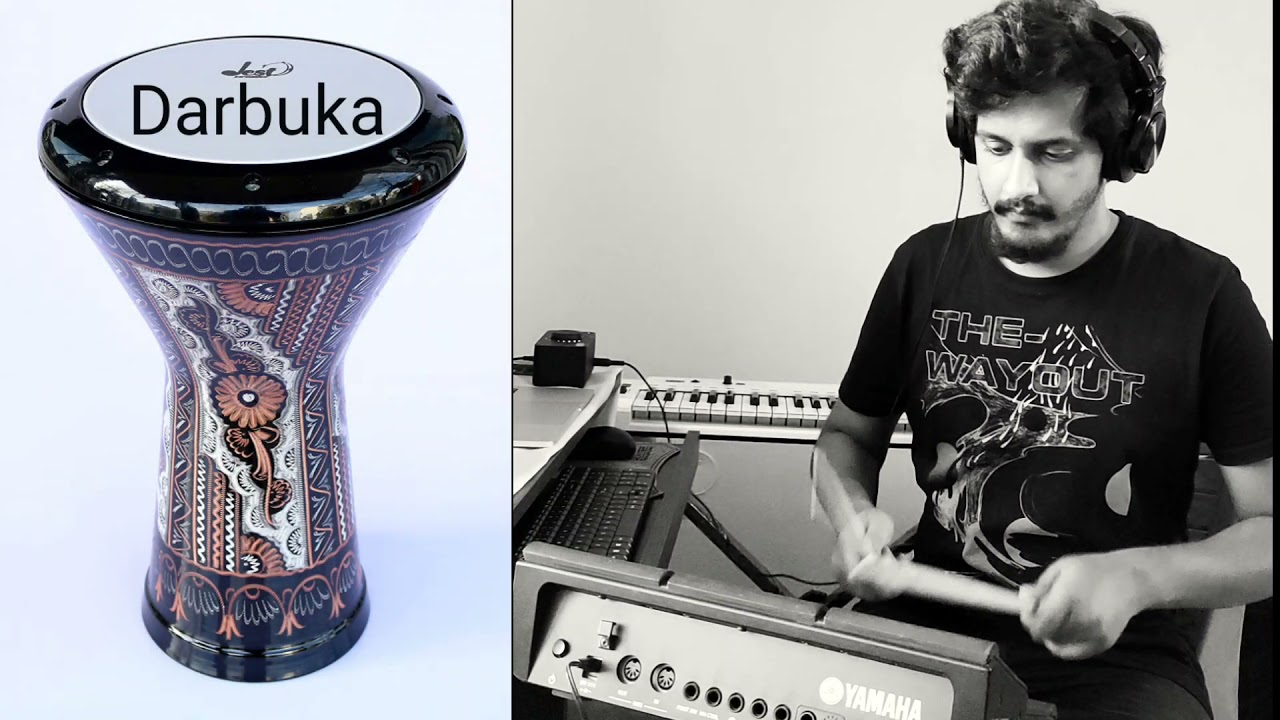 “Darbuka” an egyptian Arabic instrument Grooves and Patterns on Yamaha dtx 😊 #yamahadtx