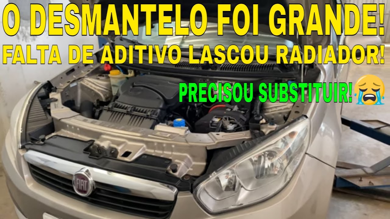 COMO TROCAR RADIADOR GRAND SIENA NOVO PALIO ATTRACTIVE 1.0 1.4 1.6 1.8 FIRE EVO ETORQ/PASSO A PASSO!