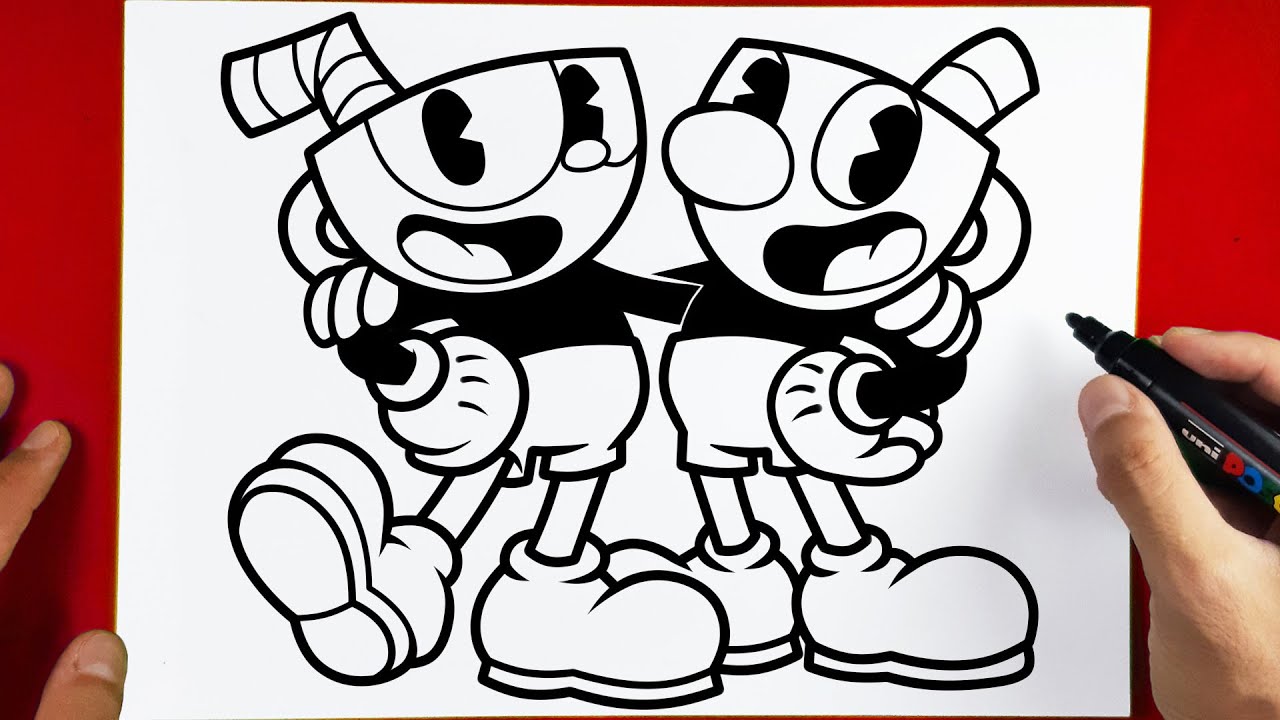 How to Draw Cuphead and Mugman