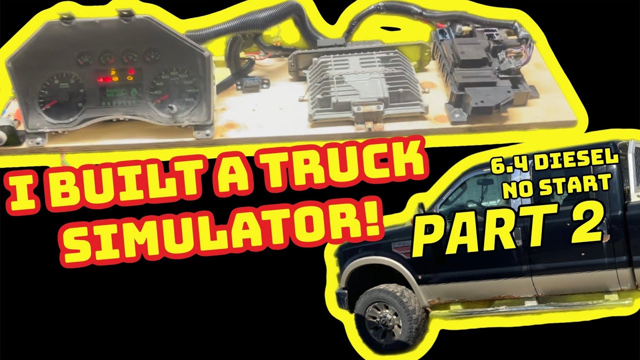 08 6.4L F250 NO TCM COMMUNICATION BENCH TESTING