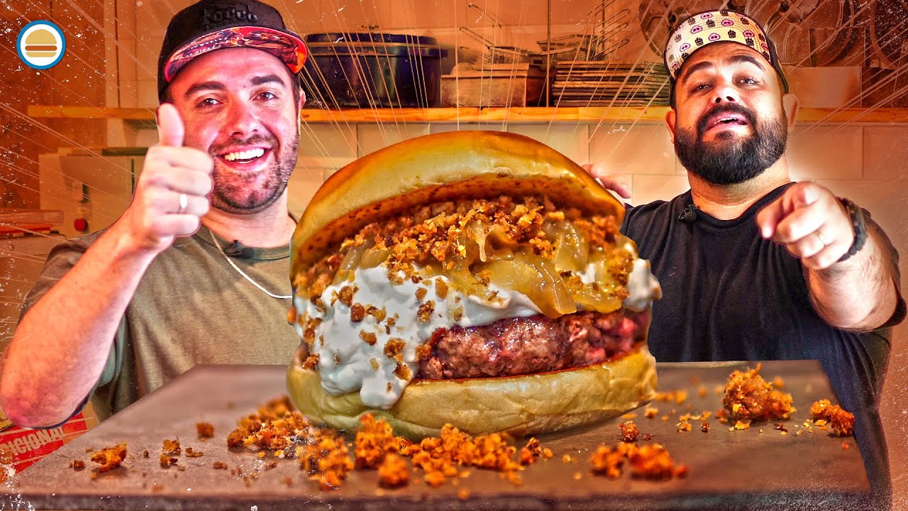 HAMBÚRGUER COM CREME DE GORGONZOLA - BATE-PAPO COM BATATA COM FABIO DA COME ON | Hambúrguer Perfeito