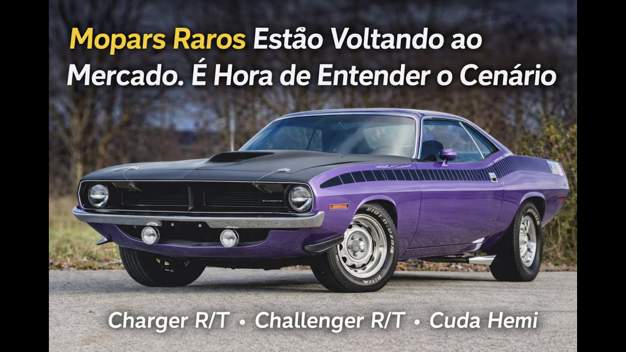Mopars Chrysler 2026: Escassez e Autenticidade.