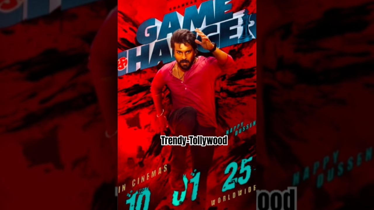 Game changer Movie | Release on 10-01-2025 | Ram charan |Shankar | SJ Surya |Kiyara advani| SS Taman