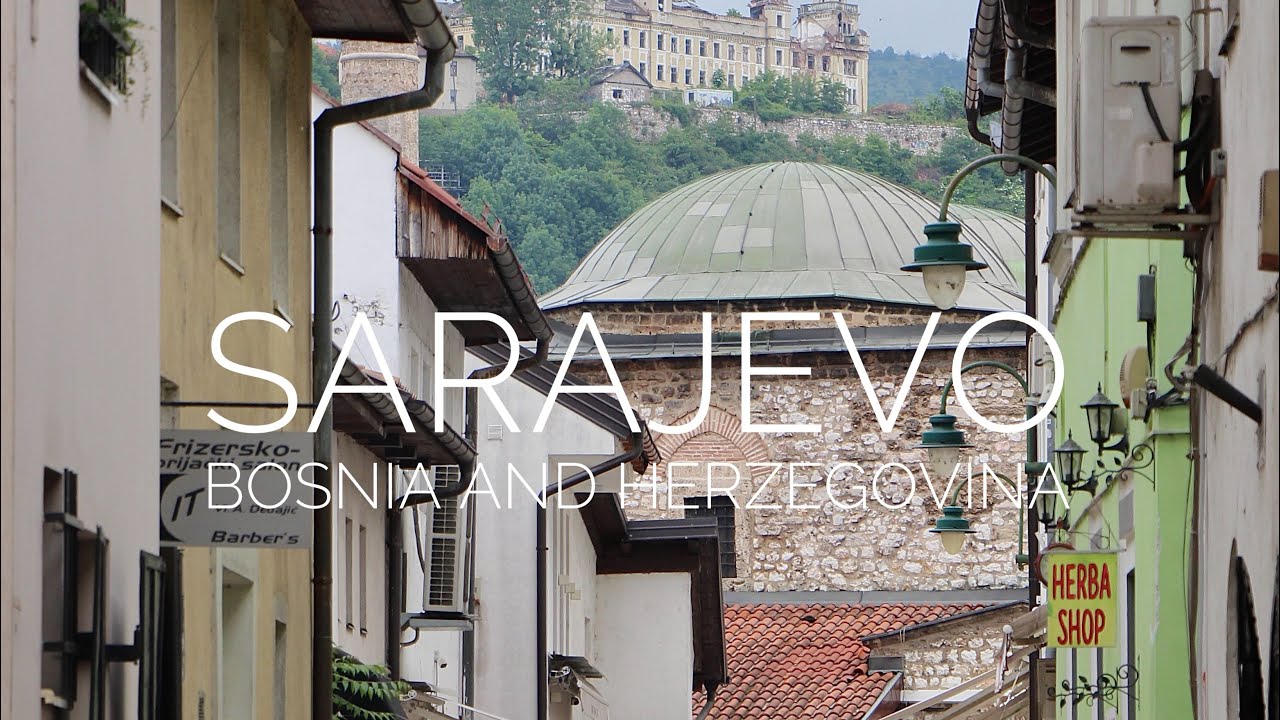 Sarajevo, Bosnia and Herzegovina. Drone footage. 2025