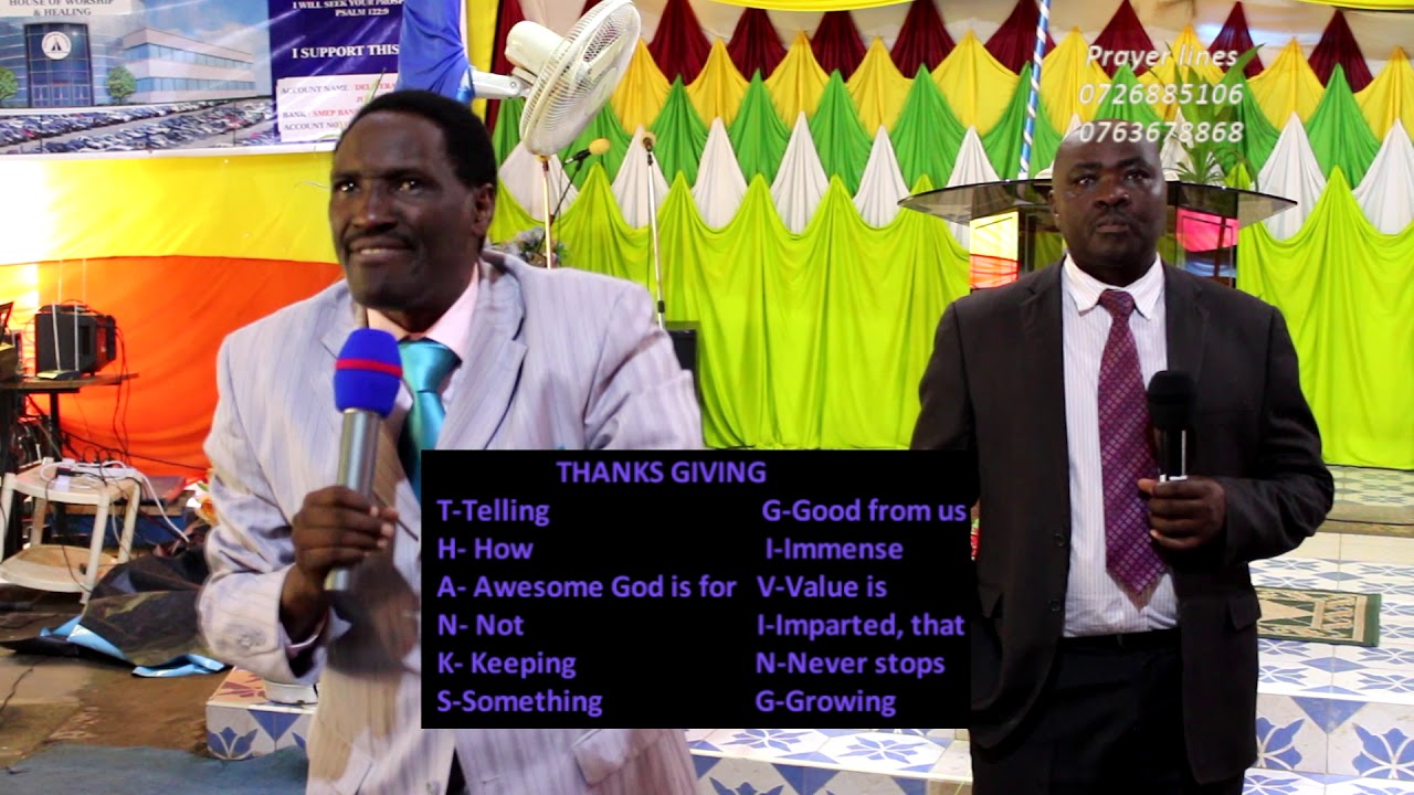 The Power of Thanksgiving With Rev James Gikwa