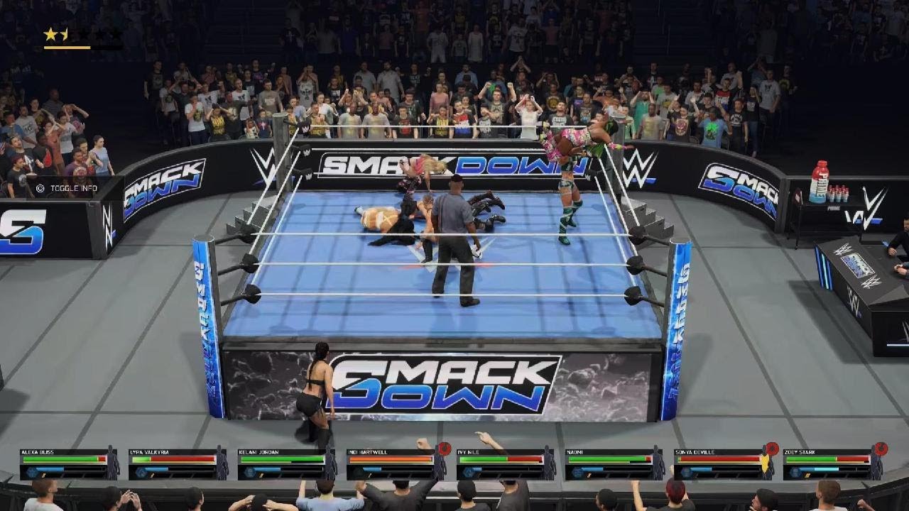 Deville vs Nile vs Jordan vs Bliss vs Valkyria vs Hartwell vs Naomi vs Stark royal rumble qual