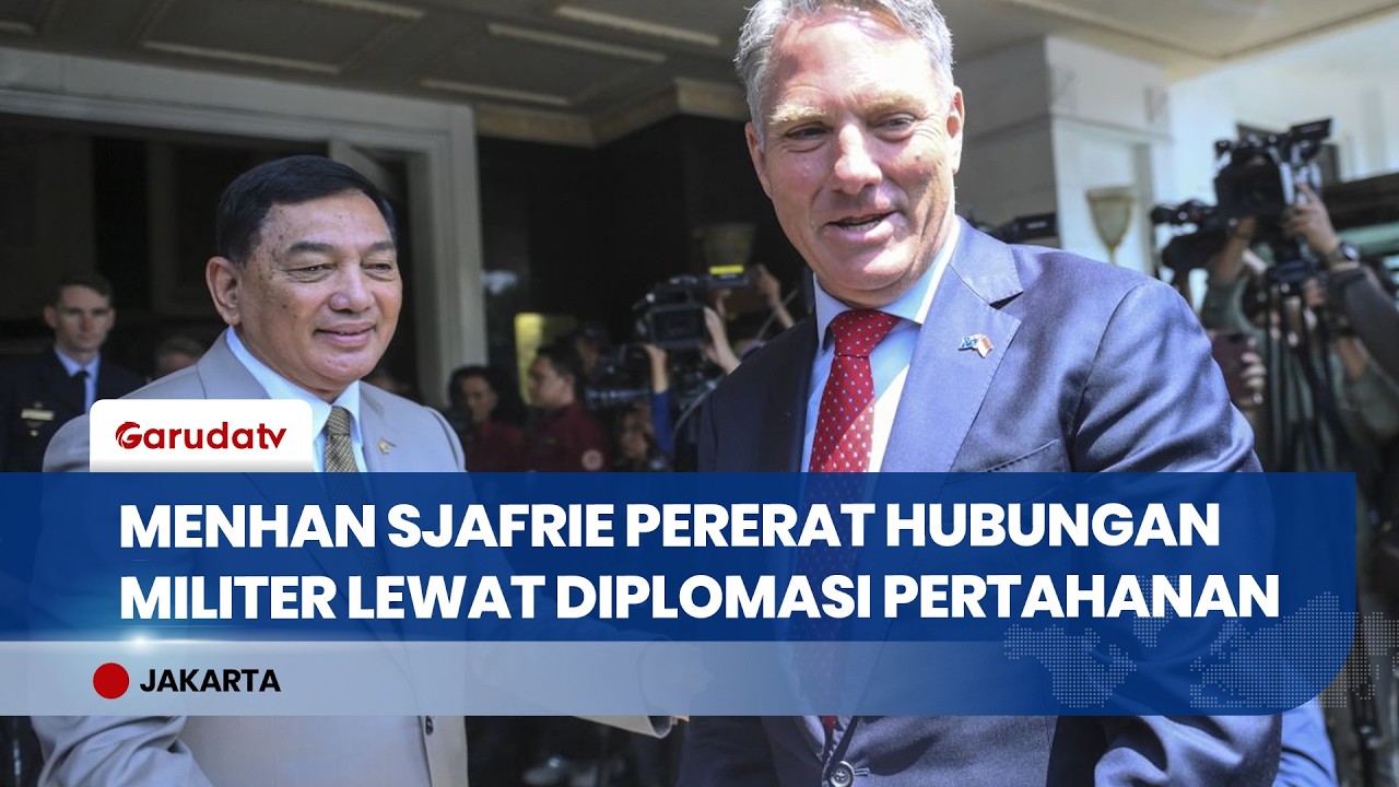 Perkuat Hubungan Bilateral, Menhan Sjafrie Sjamsoeddin Terima Kunjungan Menhan Australia