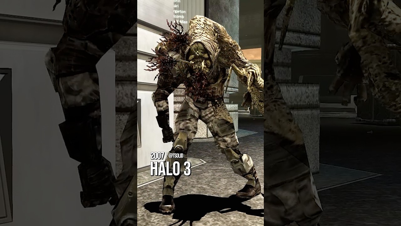 Flood Marine Halo CE to Halo 2 Anniversary (2001-2014) Evolution