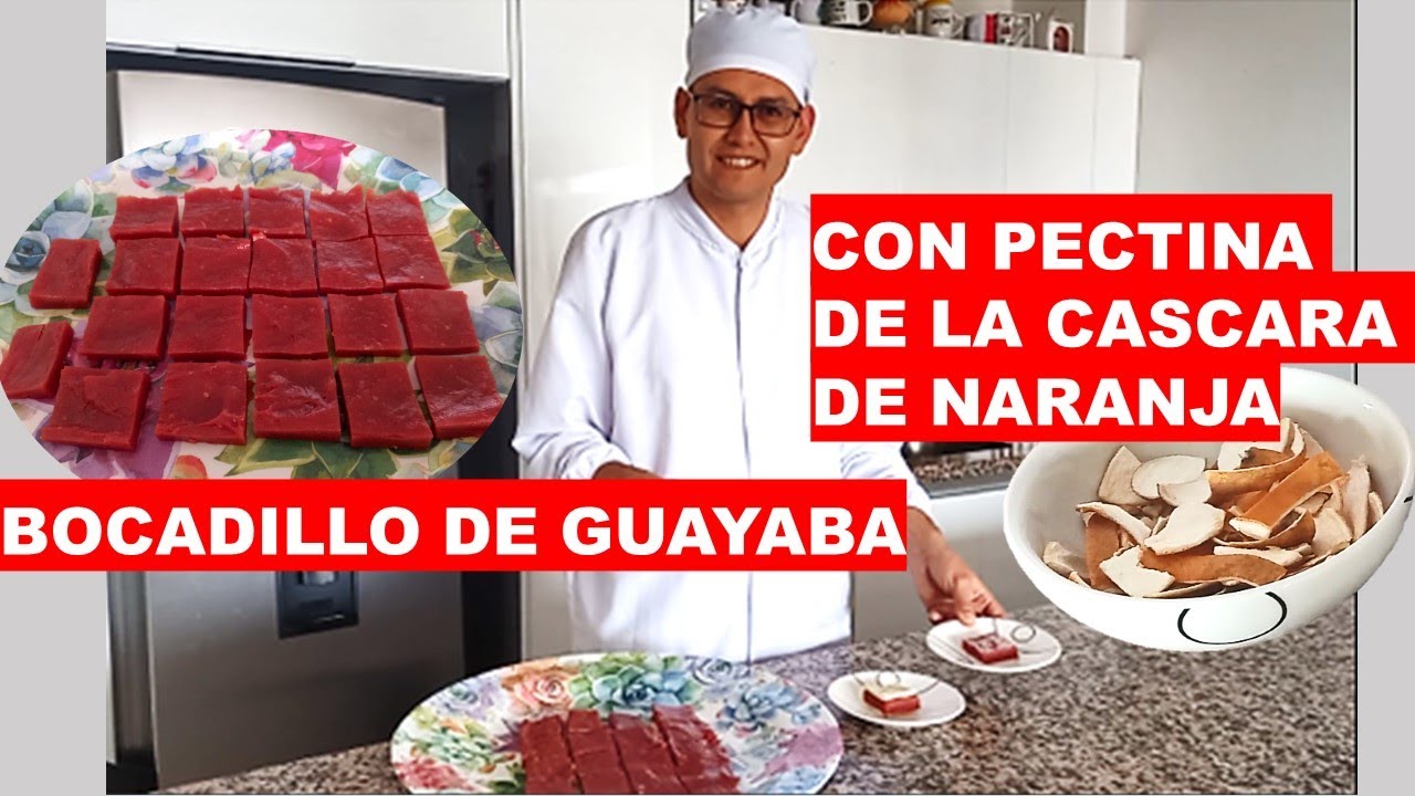 COMO HACER BOCADILLO DE GUAYABA SIN PECTINA INDUSTRIAL