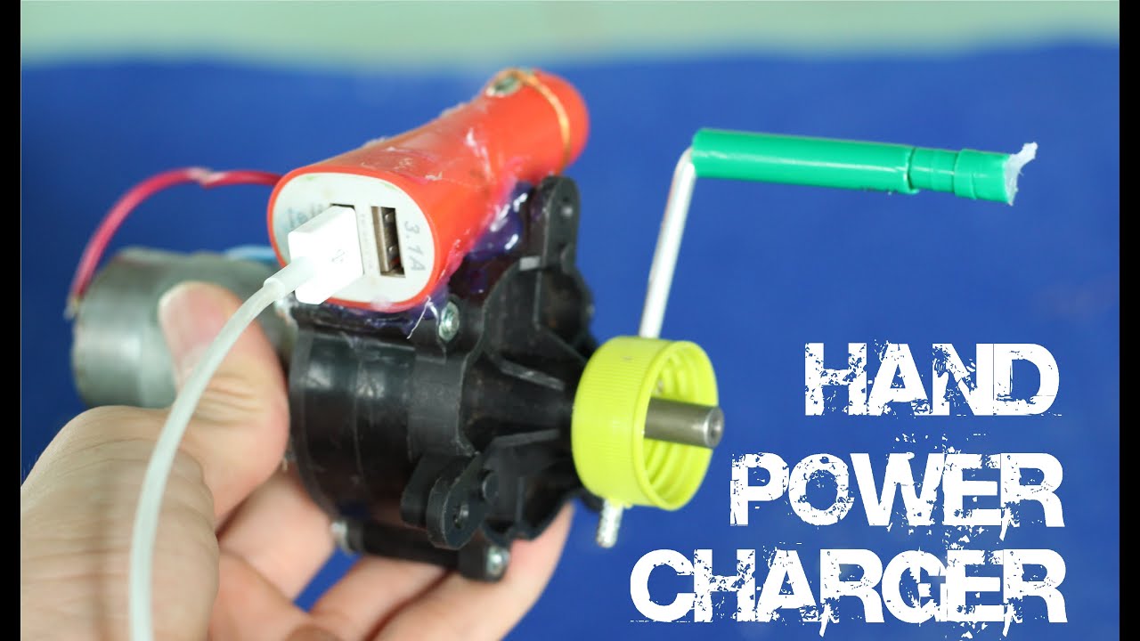 DIY powerful Hand Power USB Charger