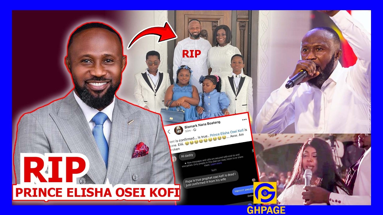 He Was Fit 2Days Ago;Pas. Prince Osei Kofi Is Dɛαd;He Left A Wife & 4Kids,His Afia Schwar’s Prophecy