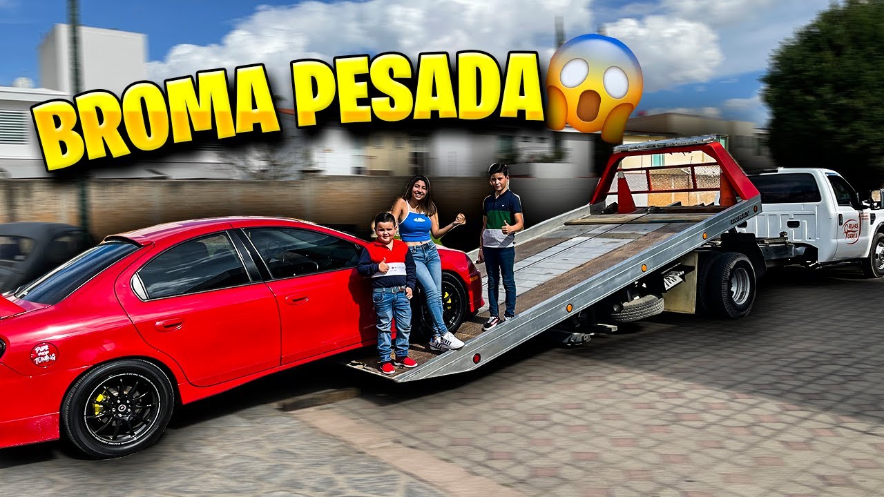 KATIA VLOGS Y LOS NIÑOS LE ROBAN EL COCHE A JUANITO EN UNA GRUA || ALFREDO VALENZUELA
