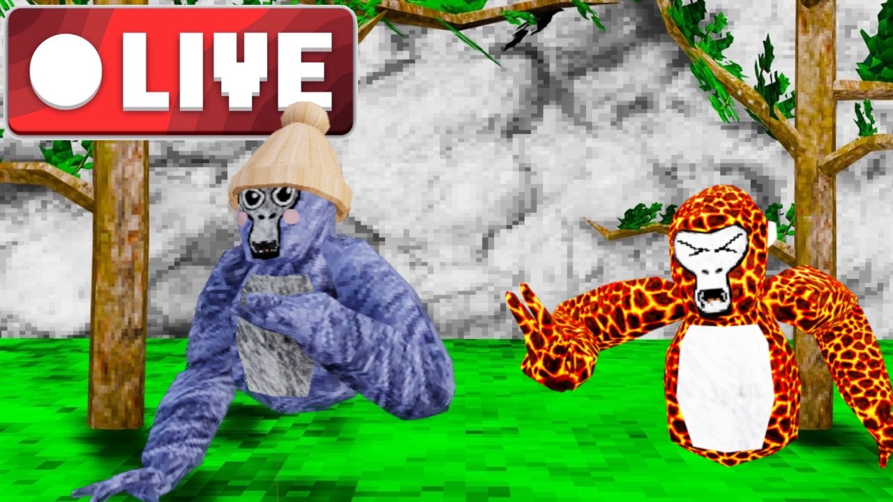 gorilla tag live with veiwers