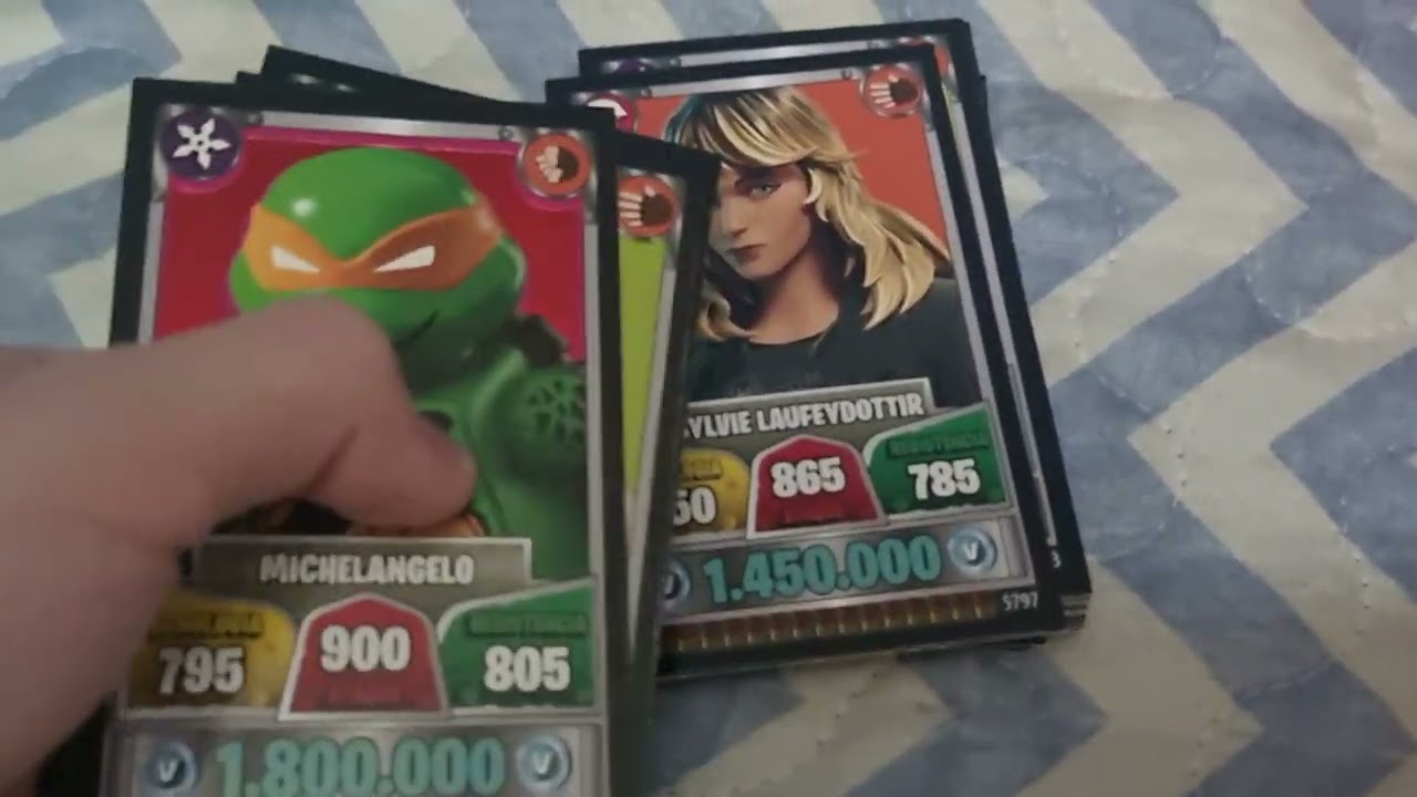 Mi colección cartas fortnite:32,34,35,36,37,38.