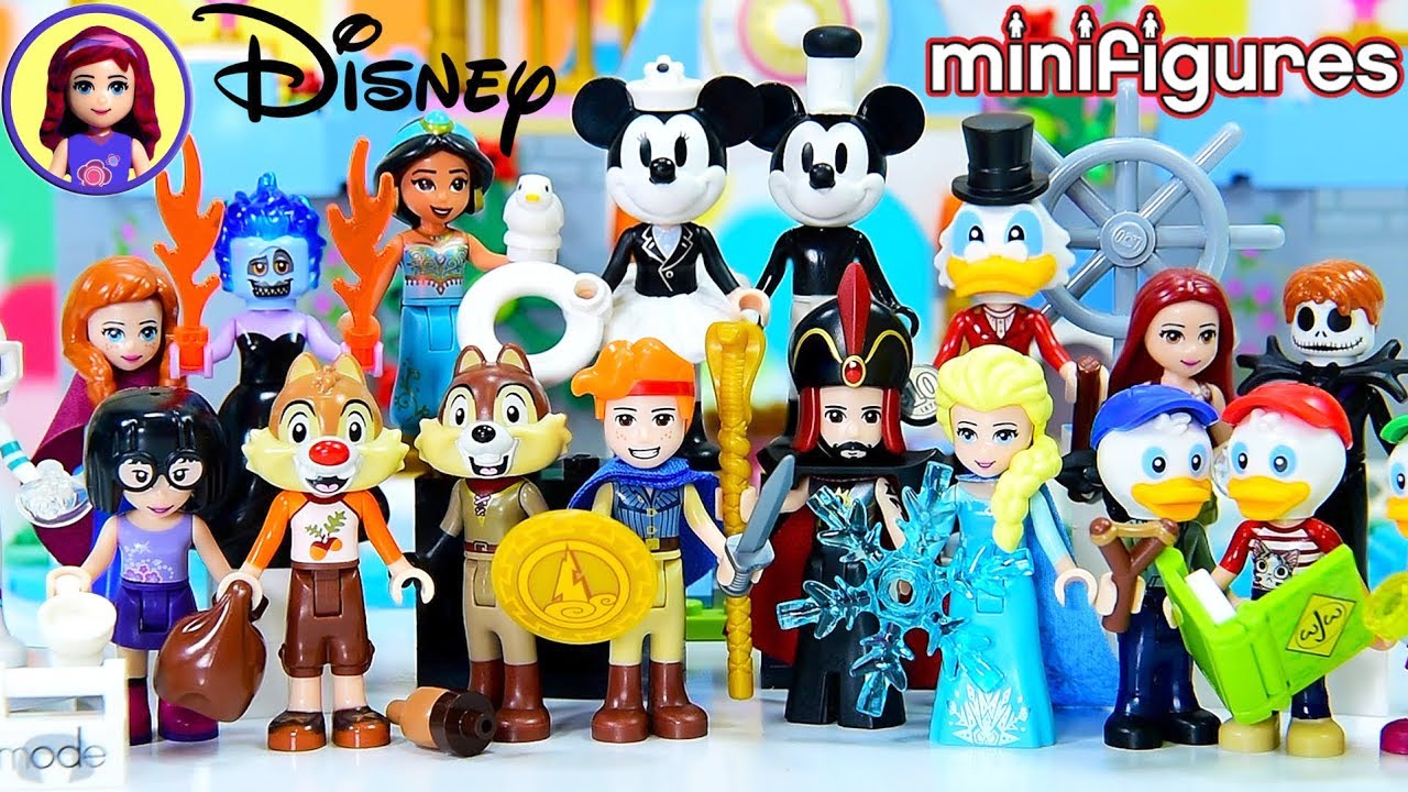 Lego Disney Minifigures Series 2 Complete Set Dress Up w/ Lego Friends and Princesses