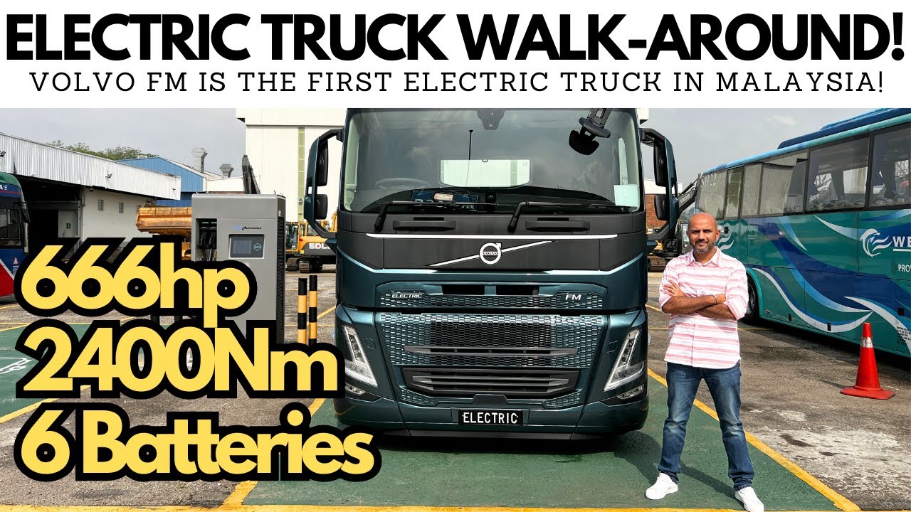 We Check Out The First Electric Truck in Malaysia: The Volvo FM Prime Mover!