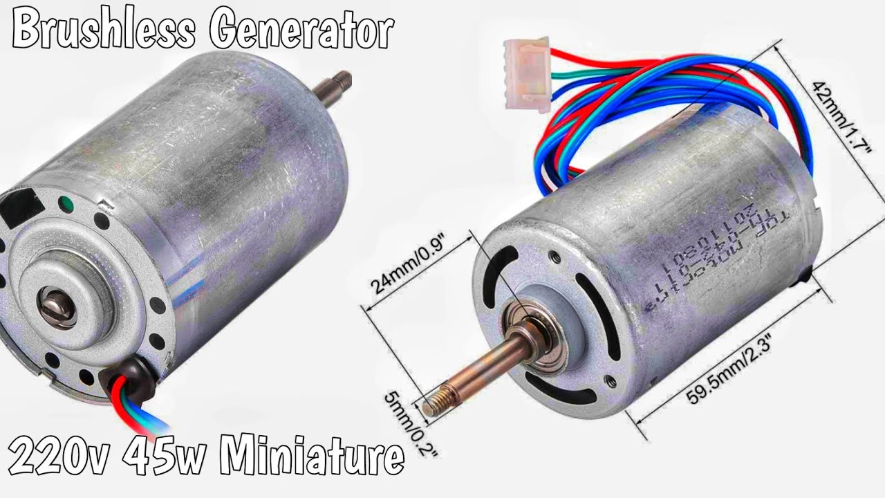 Unboxing Miniature Generator || 220v 45w Brushless Alternator || 3 Phase AC